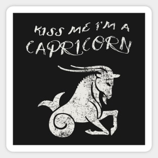 Kiss Me I'm A CAPRICORN Western Zodiac Astrology Sticker